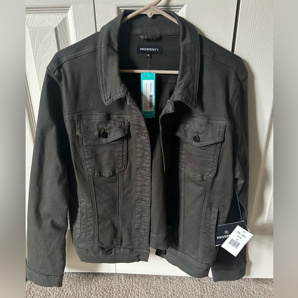 NWT, Women's Prosperity Dark Olive Utility Jacket